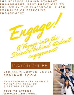 Engage! A Voyage into the Science behind student engagement